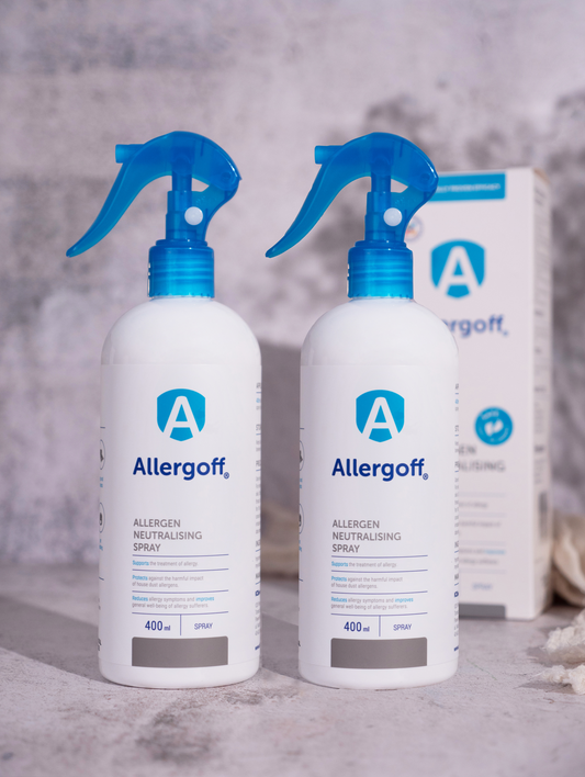 2 Pack - Allergoff Allergen Neutralising Spray 400mL - 80m² Application image 0