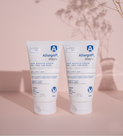 Allergoff Atopy Skin Barrier Cream for Face and Body Bundle