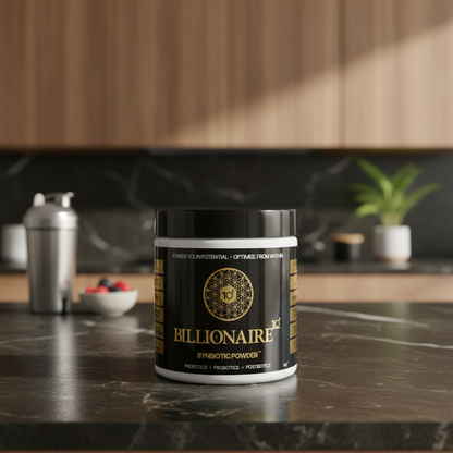 Billionaire109 Synbiotic Gut Health Powder 90gm | Prebiotics + Probiotics + Postbiotics | 30 Day Supply